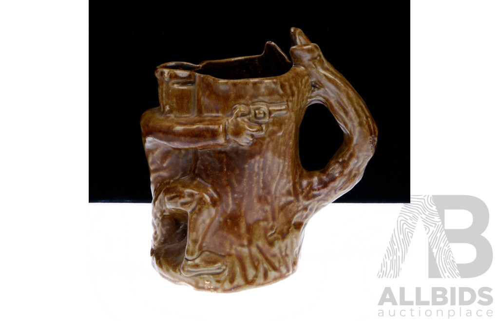 Vintage Australian Limited Edition 31 of 3000 Bendigo Pottery Epsom Ned Kelly Jug