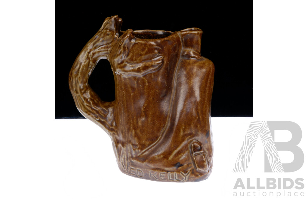 Vintage Australian Limited Edition 31 of 3000 Bendigo Pottery Epsom Ned Kelly Jug