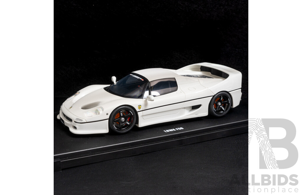 GT Spirit 2013 Ferrari F50 LBWK Liberty Walk LB Works White GT437 1:18 Scale Model Car - New