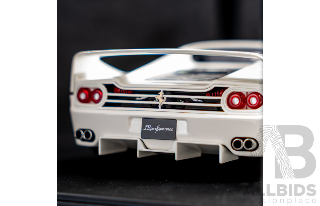 GT Spirit 2013 Ferrari F50 LBWK Liberty Walk LB Works White GT437 1:18 Scale Model Car - New