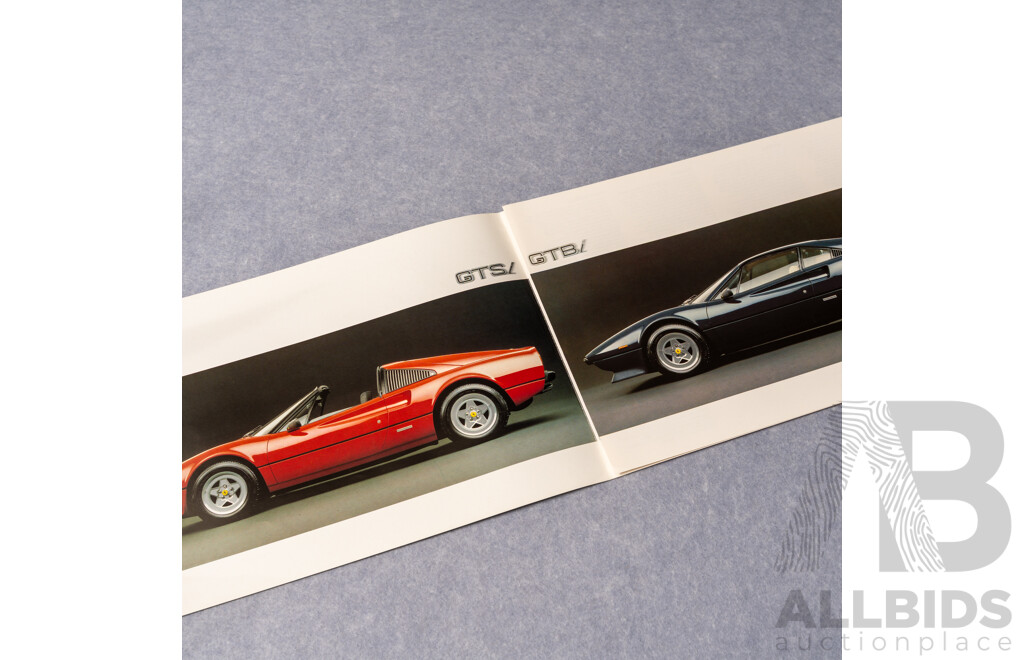 Genuine Ferrari - A 1982 Ferrari 308 Quattrovalvole Colour Sales Brochure