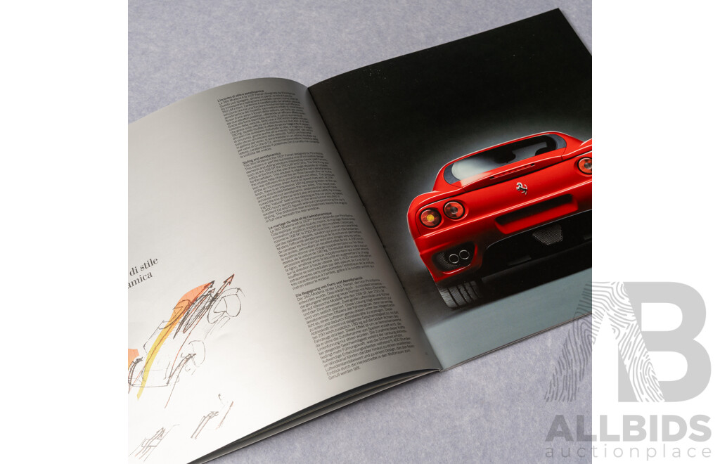Genuine Ferrari - A 1999 360 Modena Sales Brochure (N. 1504/99 - 3M/10/02)