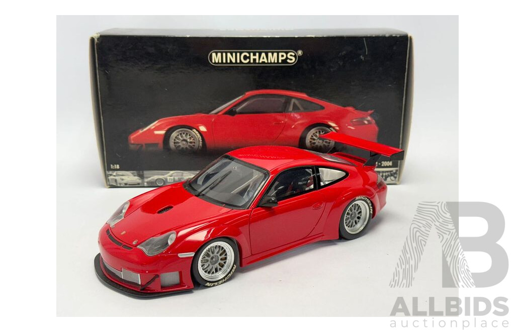 Minichamps 2004 Porsche 911 GT3 RSR - 1/18 Scale