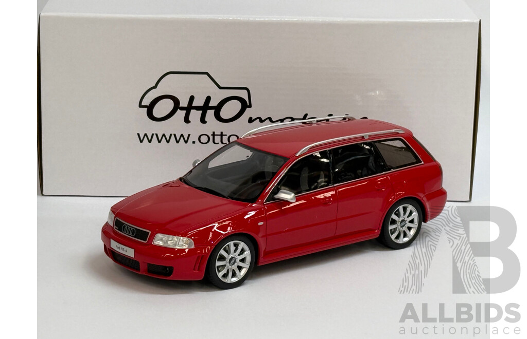 Ottomobile 2000 Audi RS4 B5 Avant Misano Red OT1026 1:18 Scale Model Car - New