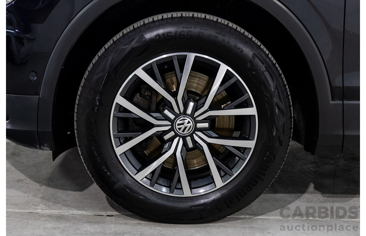 03/2017 Volkswagen Tiguan 132 TSI Comfortline (AWD) 5NA 4D Wagon Deep Black Pearl Turbo 2.0L