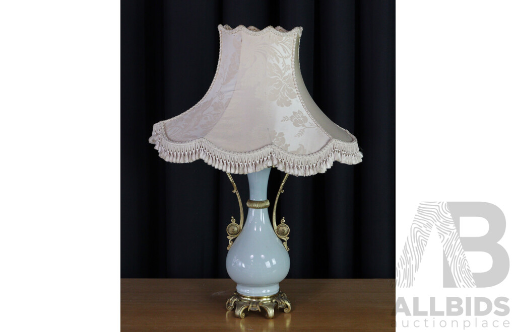 Glazed Ceramic Table Lamp