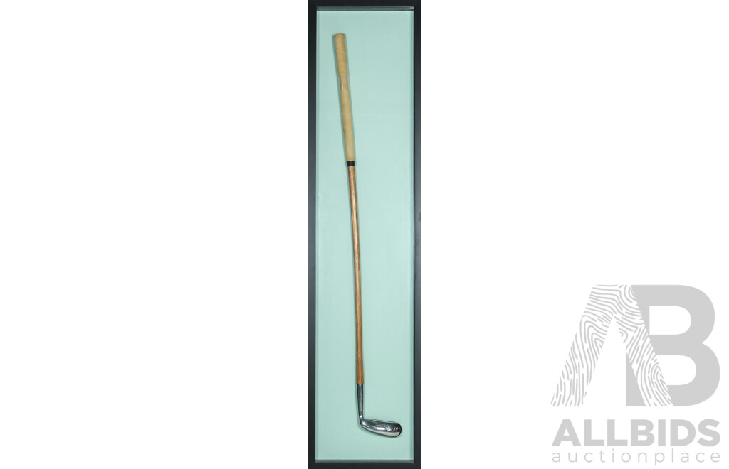 Framed St. Andrews Golf Club, Stamped Aucherlonies, St Andrews GEM, Excellent Condition, 105 x 26 cm (frame)