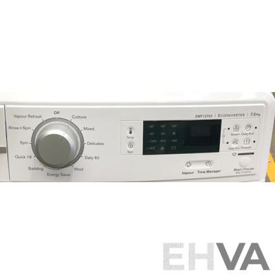 Electrolux 7.5kg Vapour Action System Front Load Washing Machine with Sensor Wash