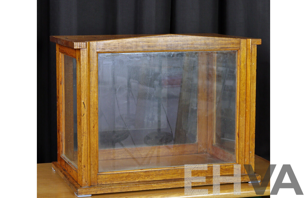 Antique Glass Display Box with - Lot 1596266 | EHVA