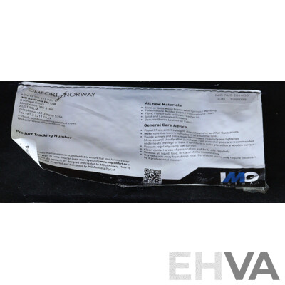 Leather Recliner and Footstool by IMG Norway