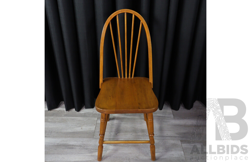 Set of Four Oak Dining Chairs