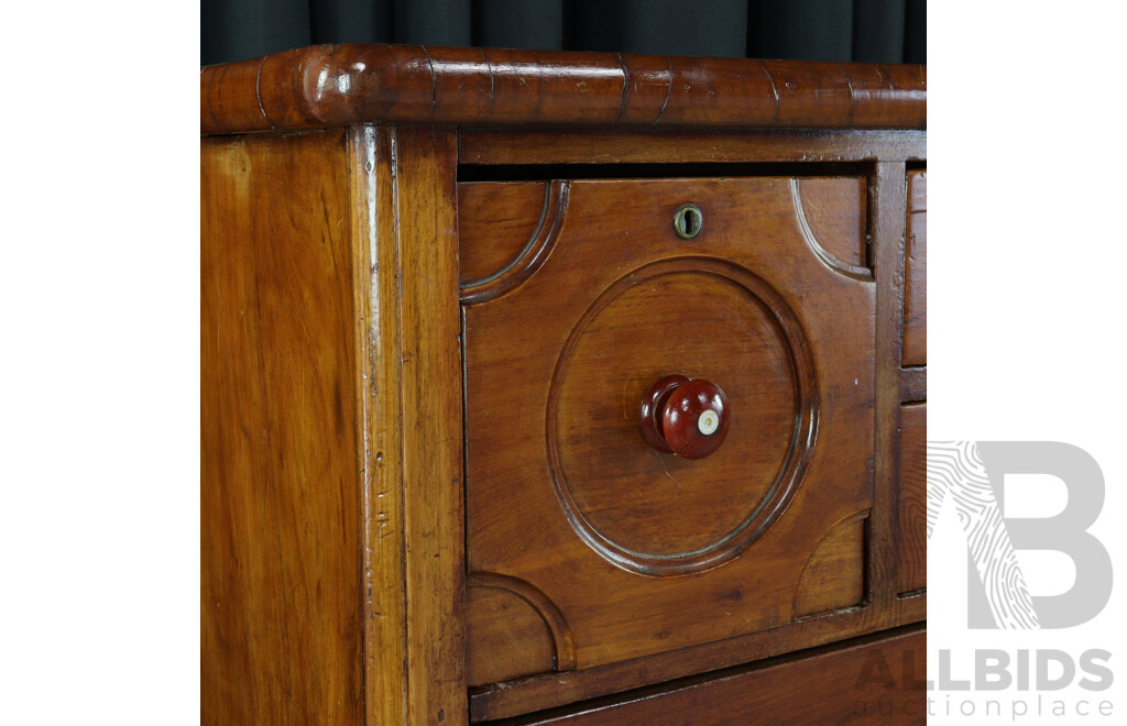 Victorian Cedar Chest of Seven Drawers