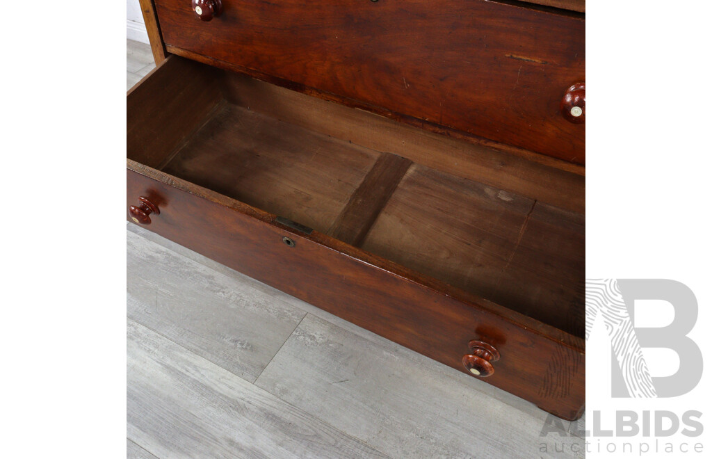 Victorian Cedar Chest of Seven Drawers