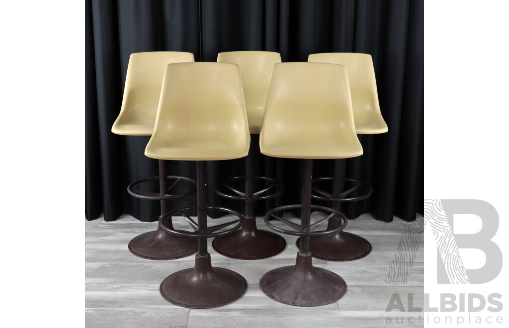 Set of Five Hobnob Barstools by Sebel