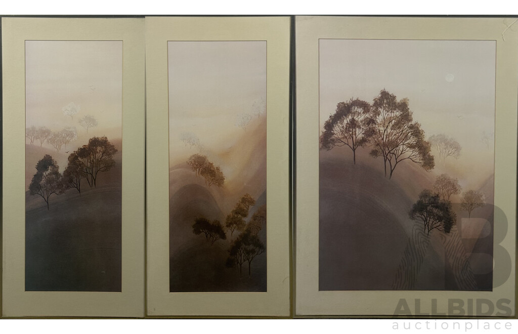 Cathy Bouchard, (20th Century, American), Fragile Forest I, II and III, Trio of Framed Colour Prints of Original, 81 x 59 cm (largest frame) (3)
