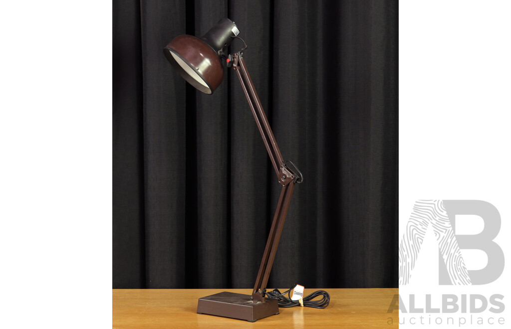 Modern Metal Articulated Desk Lamp by Planet Products
