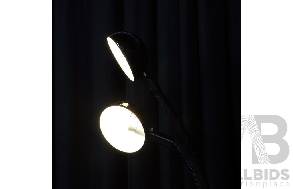 Twin Head Gooseneck Standard Floor Lamp
