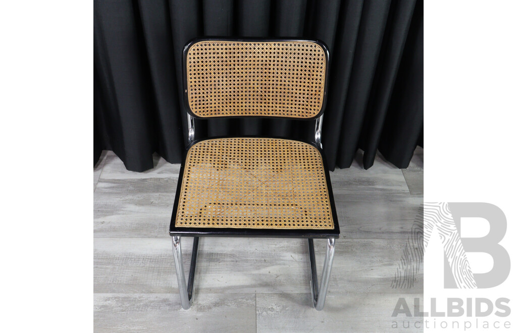 Set of Six Cesca Style Cantre Lever Dining Chairs