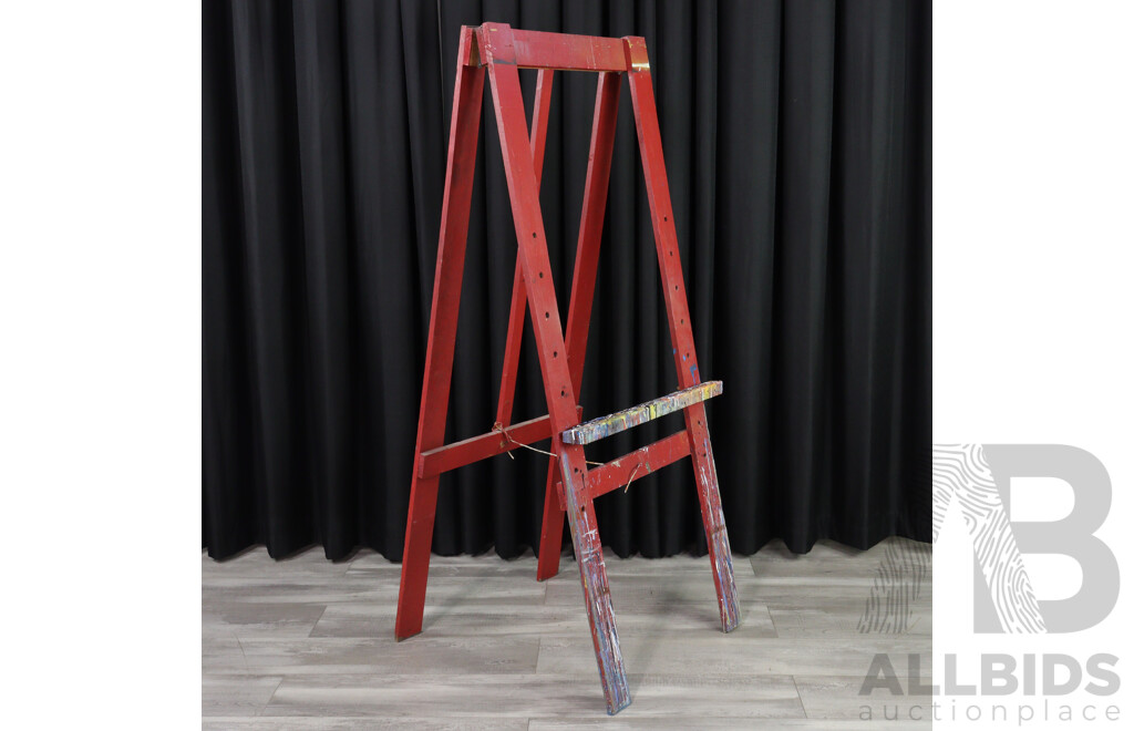 Painted Timber Artists Easle