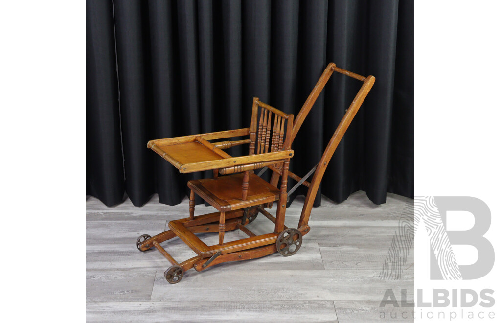 Vintage Metamorphic High Chair
