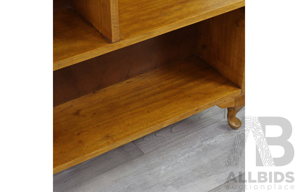 Vintage Maple Stepside Bookcase