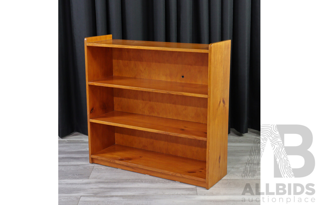 Small Pine Open Bookcase