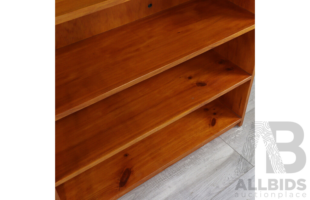 Small Pine Open Bookcase