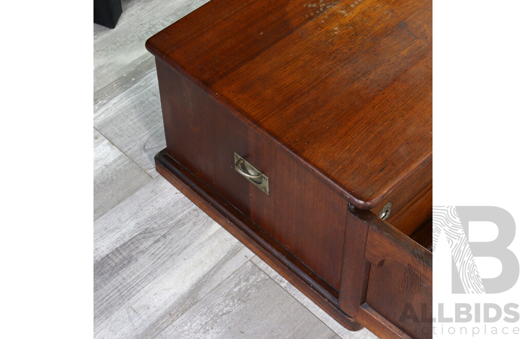 Victorian Mahogany Cutlery Canteen