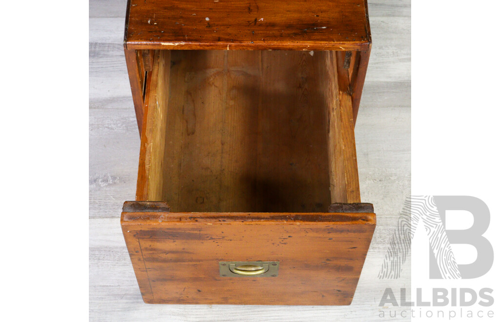 Single Oak Filing Drawer