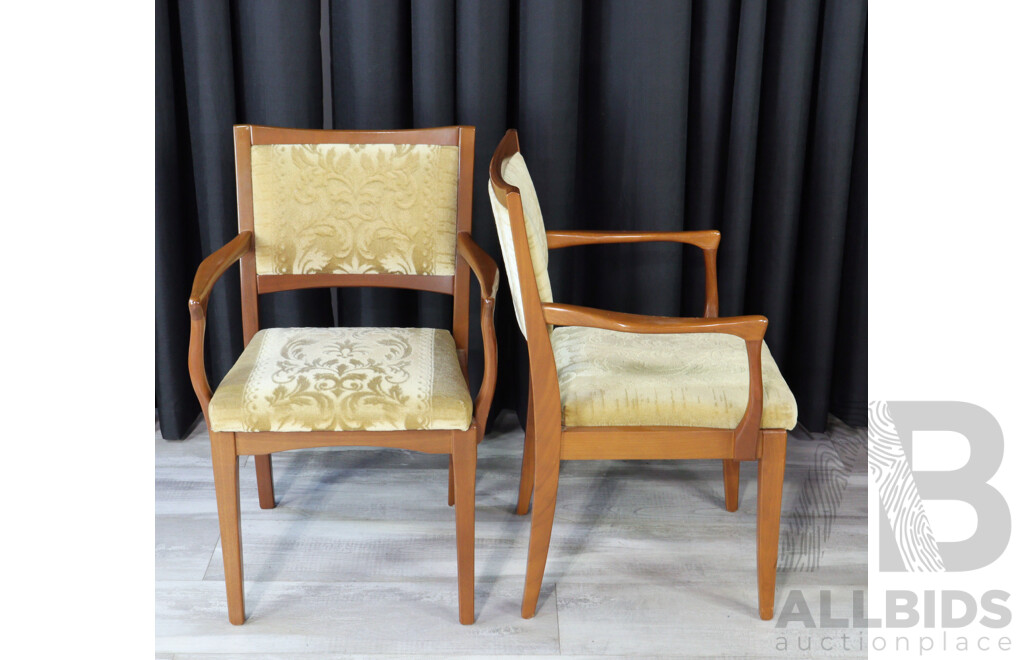 Set of Six Teak Dining Chairs by CRO Furniture