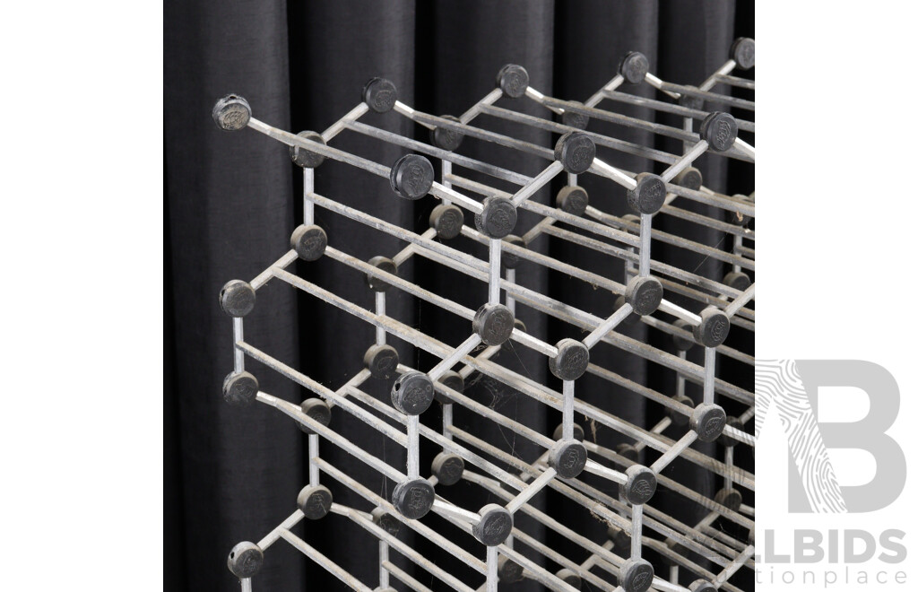 Modernist Metal Wine Rack