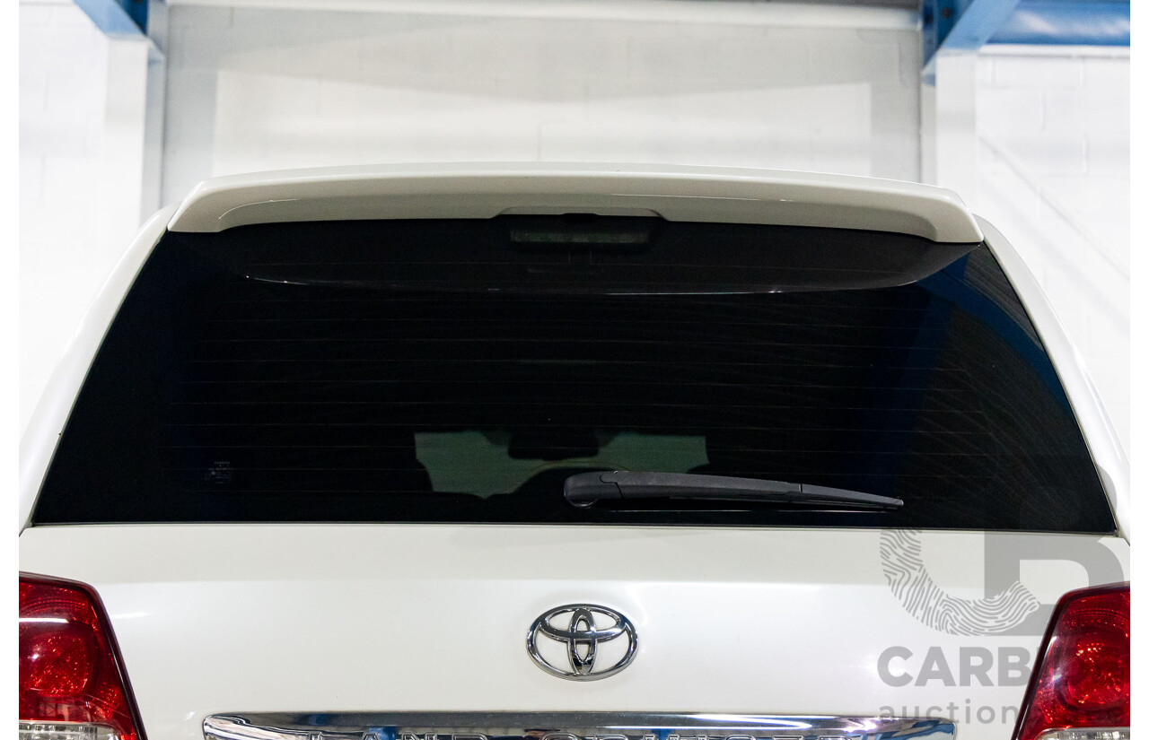 1/2008 Toyota Landcruiser Sahara (4x4) VDJ200R 4d Wagon Crystal Pearl Turbo Diesel V8 4.5L - 7 Seater