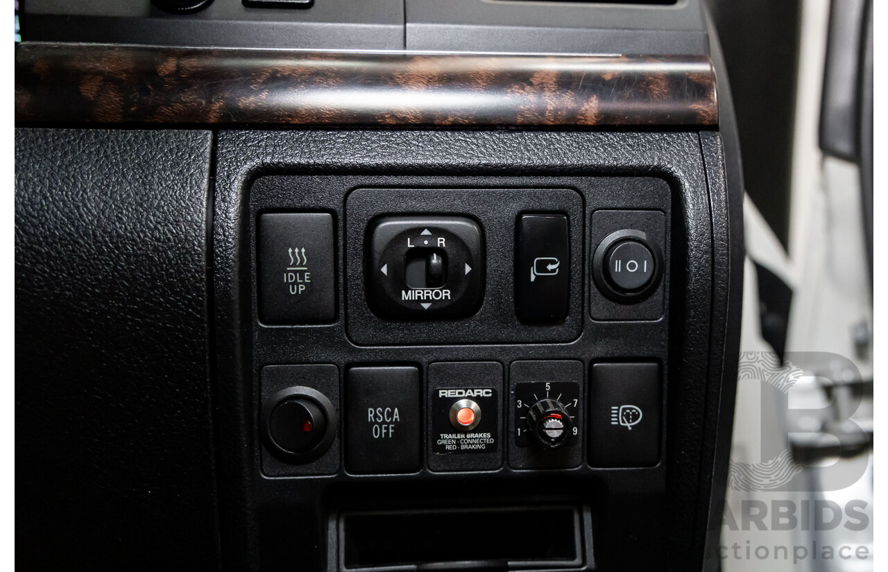 1/2008 Toyota Landcruiser Sahara (4x4) VDJ200R 4d Wagon Crystal Pearl Turbo Diesel V8 4.5L - 7 Seater