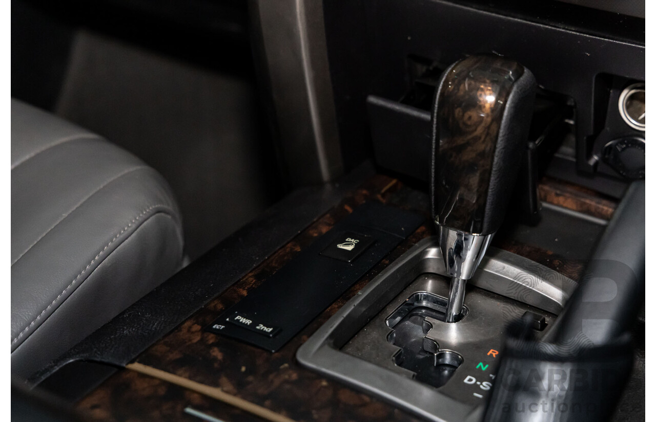 1/2008 Toyota Landcruiser Sahara (4x4) VDJ200R 4d Wagon Crystal Pearl Turbo Diesel V8 4.5L - 7 Seater