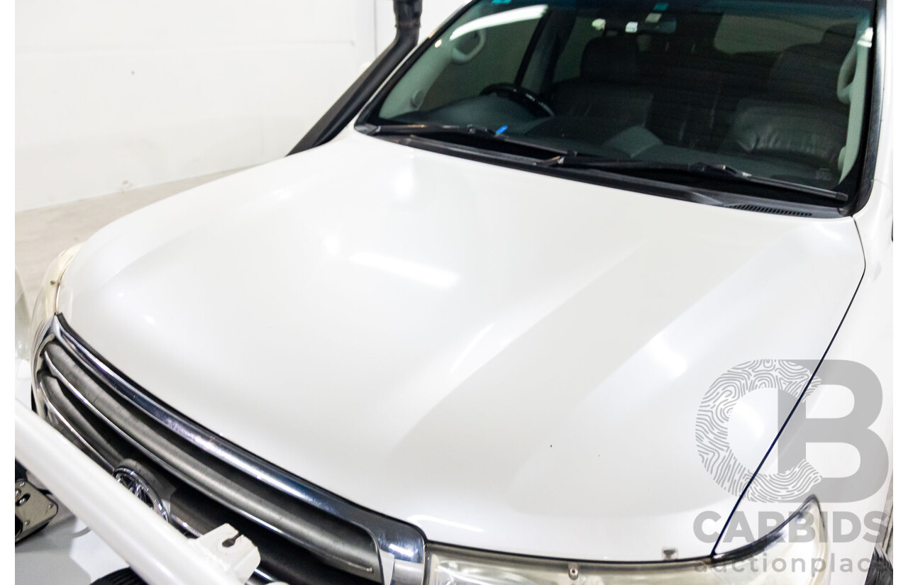 1/2008 Toyota Landcruiser Sahara (4x4) VDJ200R 4d Wagon Crystal Pearl Turbo Diesel V8 4.5L - 7 Seater