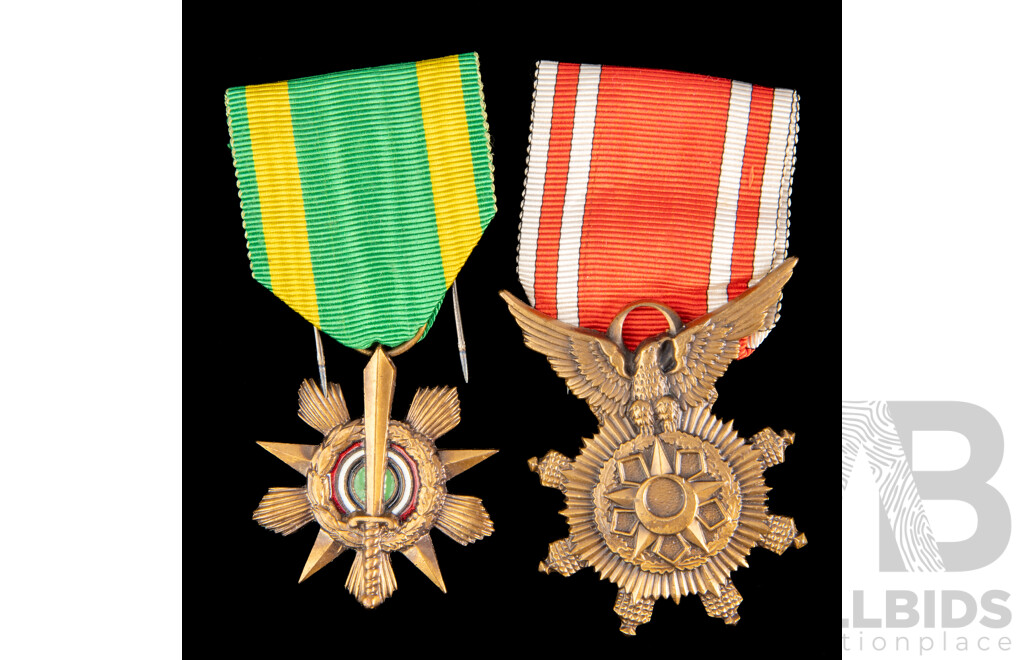 Two Syrian War Medals, Order of Military Merit and Order of the Wounded