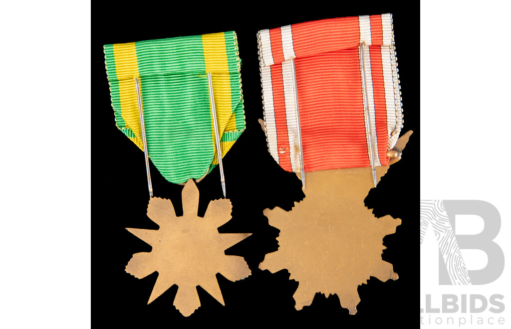 Two Syrian War Medals, Order of Military Merit and Order of the Wounded