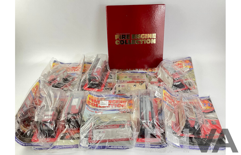 The Fire Engine Collection Magazines and Model Fire Engines in Original Packaging, Editions 21 Consecutive to 29