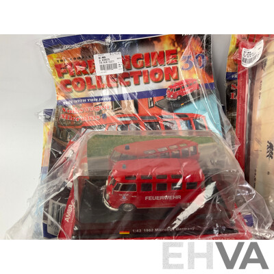 The Fire Engine Collection Magazines and Model Fire Engines in Original Packaging, Editions 30 Consecutive to 40