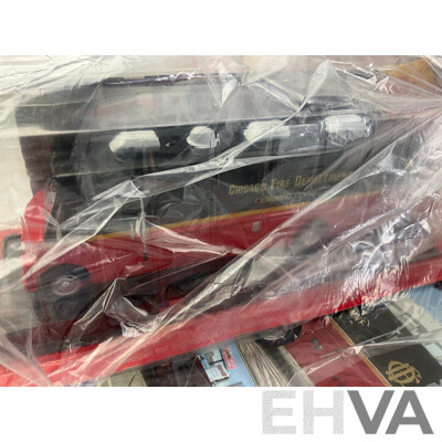 The Fire Engine Collection Magazines and Model Fire Engines in Original Packaging with Folder, Editions 1 Consecutive to 10