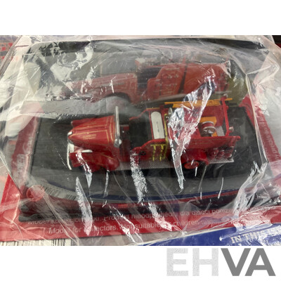 The Fire Engine Collection Magazines and Model Fire Engines in Original Packaging with Folder, Editions 1 Consecutive to 10