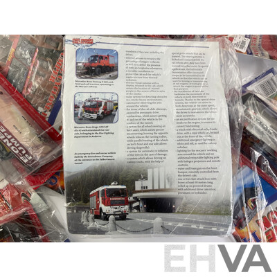The Fire Engine Collection Magazines and Model Fire Engines in Original Packaging with Folder, Editions 1 Consecutive to 10
