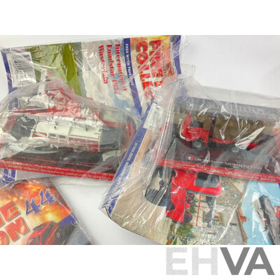 The Fire Engine Collection Magazines and Model Fire Engines in Original Packaging, Editions 41 Consecutive to 48