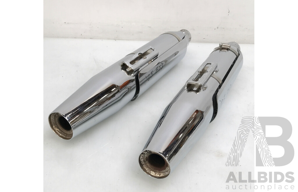Harley Davidson Exhaust Muffler - Lot of 2
