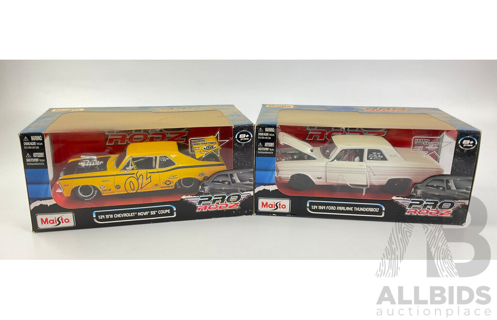 Pro Rods Diecast Maisto Diecast Pro Rodz 1964 Ford - Lot 1580918 | ALLBIDS