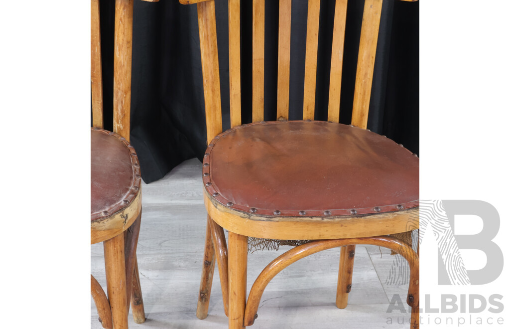 Pair of Vintage Bentwood Dining Chairs