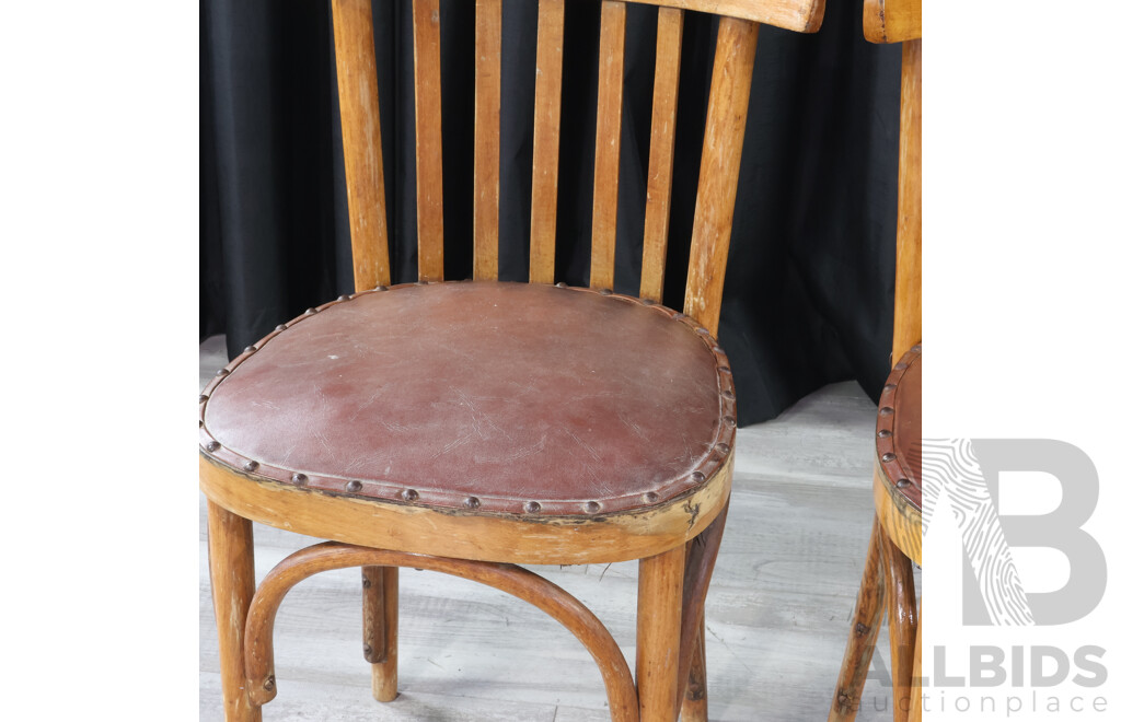 Pair of Vintage Bentwood Dining Chairs