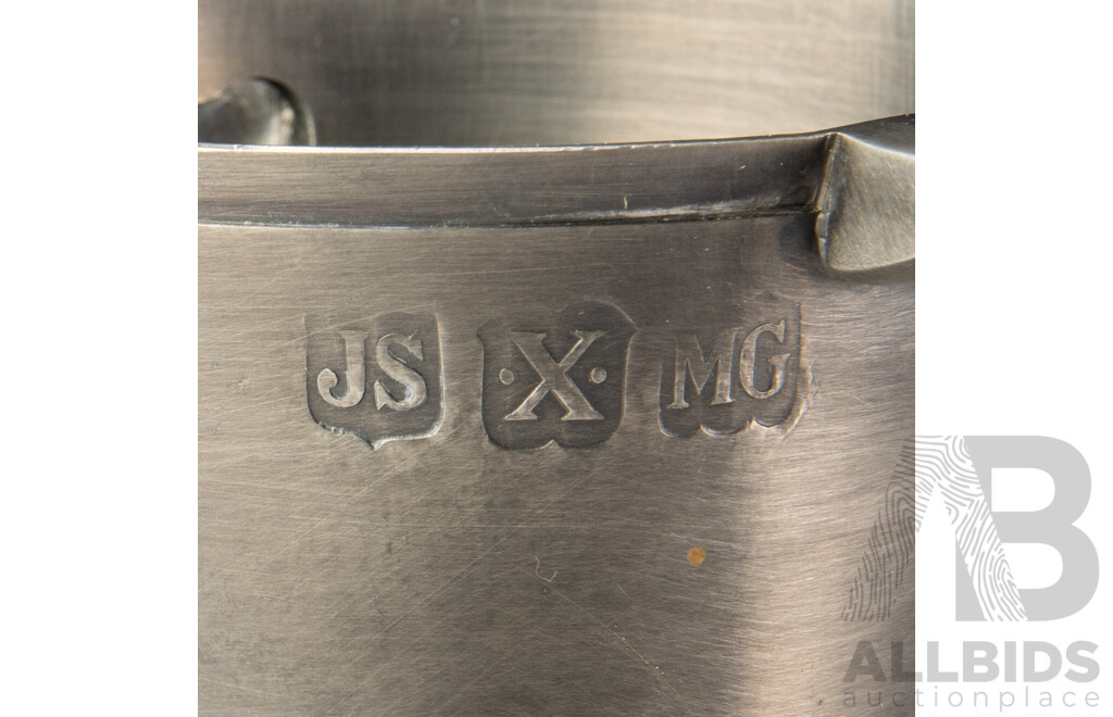 Three Retro Pieces Pewter by John Sommers