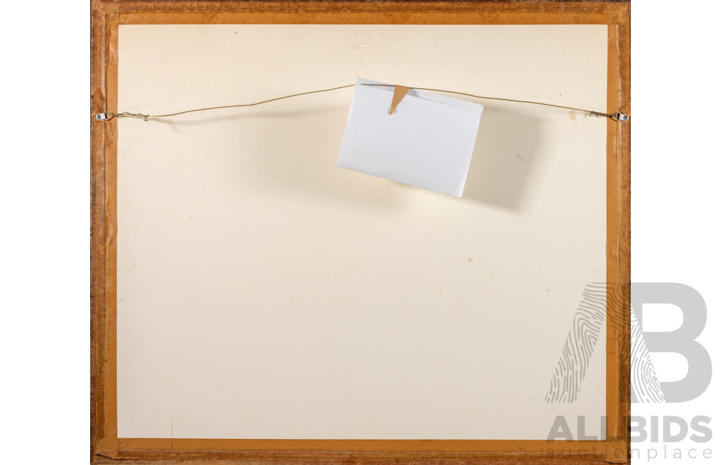 Ted Jeremenko (20th Century, Yugoslav-Born American, 1938-), Houses by Water, Wonderful Limited Edition Signed Serigraph, 79 X 92 Cm (frame)