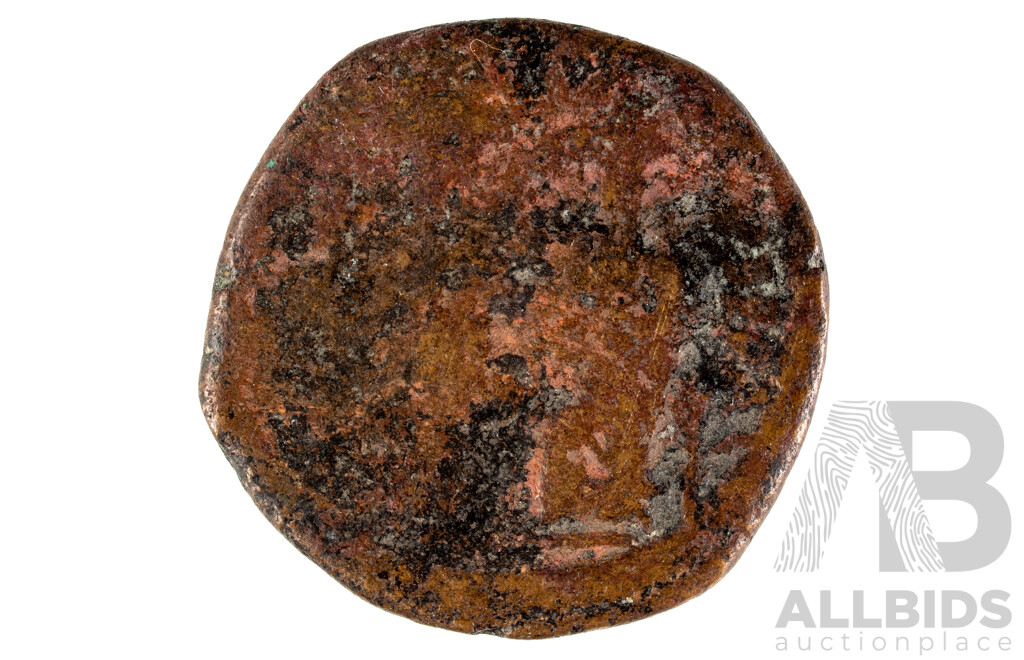 Byzantine Follis Bronze Coin 565-578 AD Constantinople